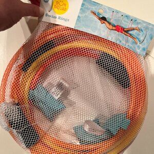 Swing Rings ((Swim Through them)‎ (Pack of 3) (new)  Age 6 and up. (home/x)
